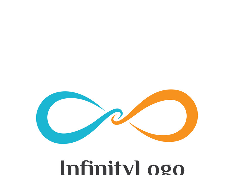 Infinity Design Vector icon illustration Logo template design