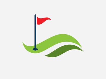 Golf logo vector icon stock illustration preview picture