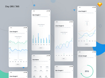 Mobile Charts UI Kit preview picture