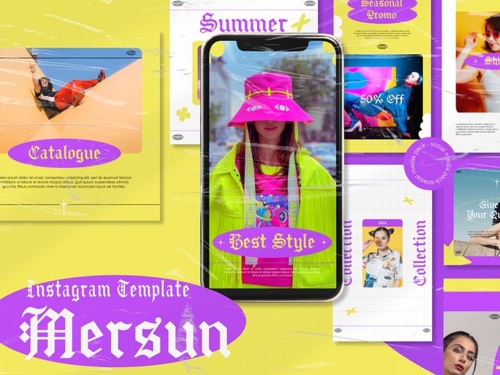 Mersun Instagram Template