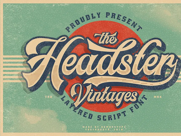 Headster Vintage Font Demo
