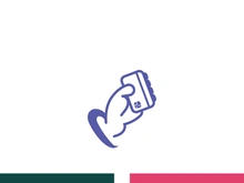 Hand holding credit card business icon image design