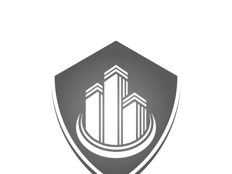 Building logo vector and symbol icon illustration design