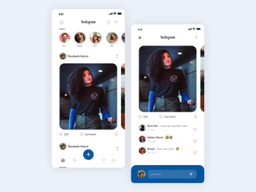 Instagram Redesign UI Kit preview picture