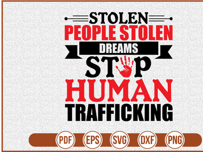 Stolen People Stolen Dreams Stop Human Trafficking