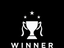 Creative and unique trophy logo design.