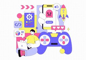 10 Game Development Process Illustration