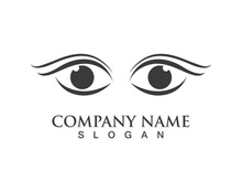 Eye Care vector logo design
