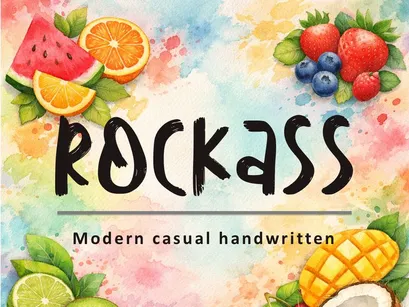 Rockass – Modern Casual Handwritten Font (TTF & OTF)