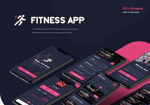 Fitness Workout App UI Kit