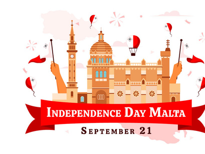 10 Independence Day of Malta Illustration