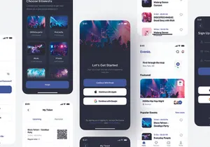Event Booking App UI Kit