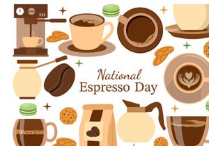 10 National Espresso Day Illustration