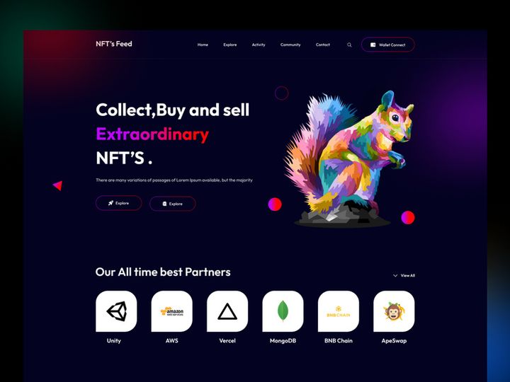 NFT - Web 3.0 Blockchain Marketplace