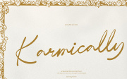 Karmically | Handwritten Script