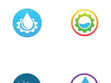 Gear logo with a creative idea.