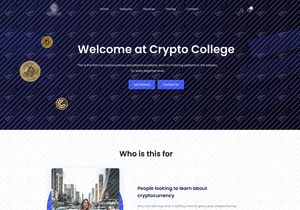 Cryptocurrency Education UI KIT