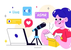 10 ASMR Lifestyle Illustration