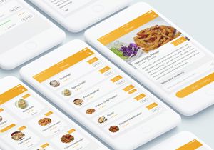 FoodMad App UI Kit - Food Delivery App Design Template