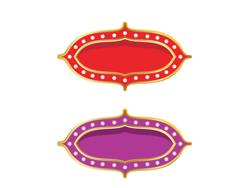 Circus element icon illustration