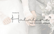 Halaline Modern Script