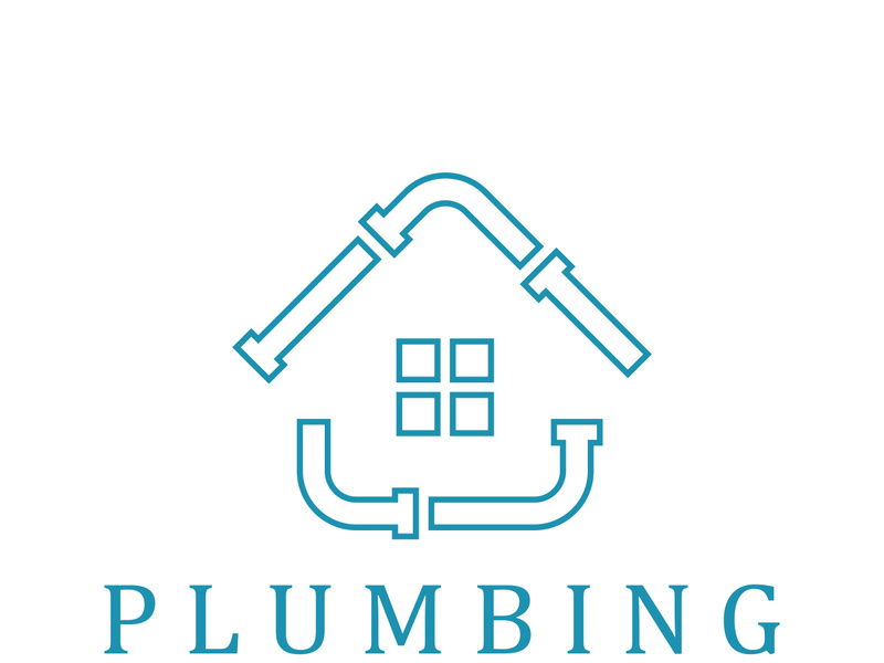 Plumbing logo vector design template. water pipe logo design.Leaking water logotype,Design Concept, Creative Symbol, Icon