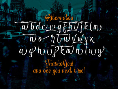 Ansagia Metta - Bold Script Font