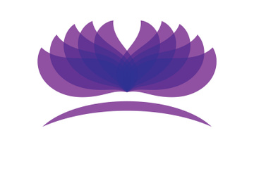 Lotus flower logo vector preview picture