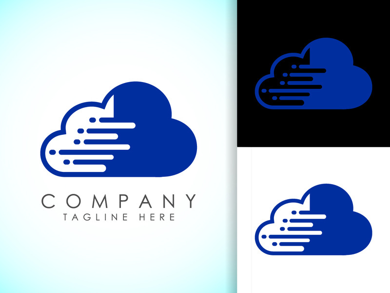 Creative cloud computing vector logo design template. Cloud  logo for your corporate business.