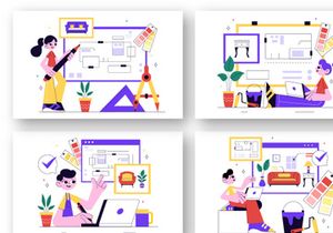 10 Interior Designer Illustration