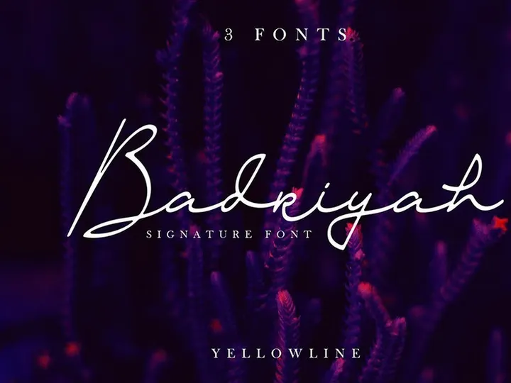 Badriyah Script Font Demo
