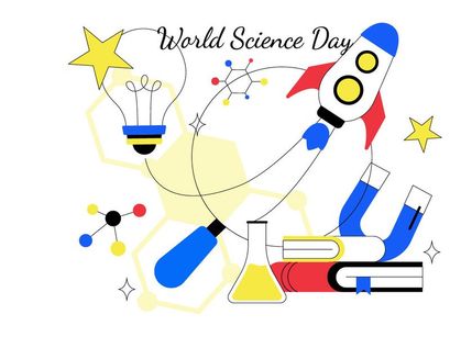 6 World Science Day Illustration