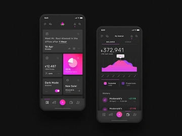Violett - CRM Dashboard App UI Kit preview picture
