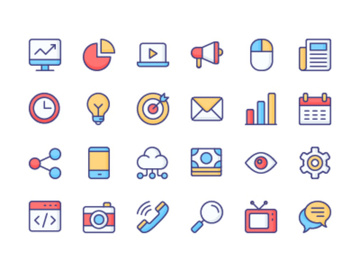 Marketing Icon Set preview picture