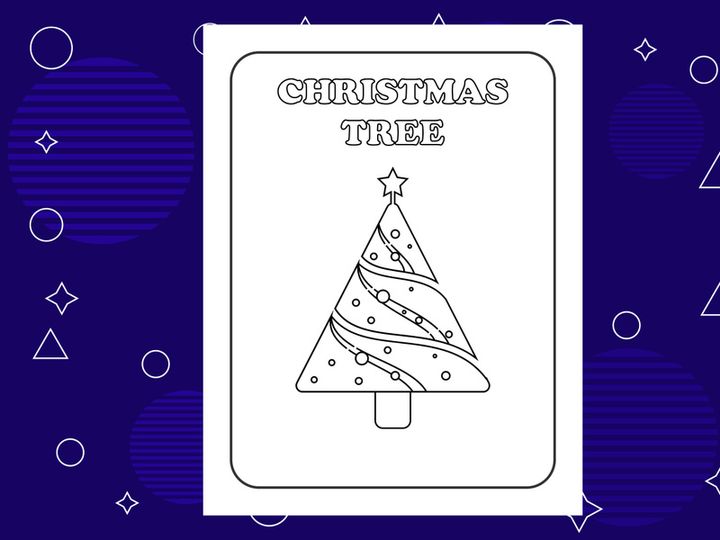 10 Pages Christmas coloring page design for kids. Children coloring page interiors