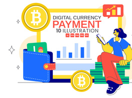 10 Digital Currency Payment Illustration preview picture
