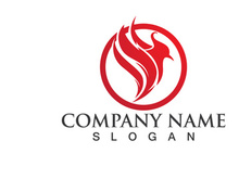 Phoenix Bird Wing Logo Animal Vector