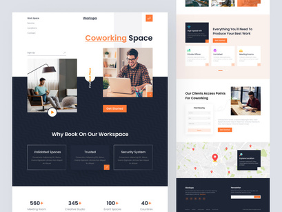 Coworking Space Landing Page [Figma]