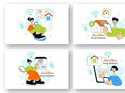 10 Smart Home Energy Illustration