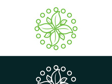 nature leaf logo, environment logo , ecology logo template