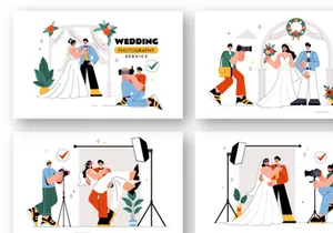 10 Wedding Photography Service Illustration