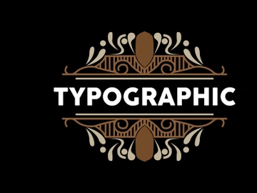 Vector Decorative Vintage Typography Elements, Greeting Card Design preview picture