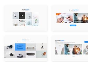 10 Gallery, Portfolio Widget Design for Web-UI Kit
