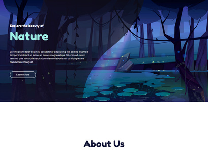 Mtheme-Nature Simple Modern Bootstrap Landing Page Template