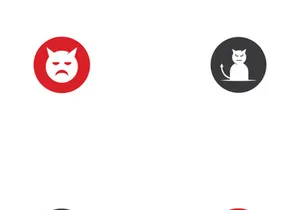 Devil sign and symbol logo