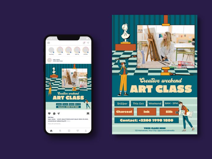 Art Class Flyer