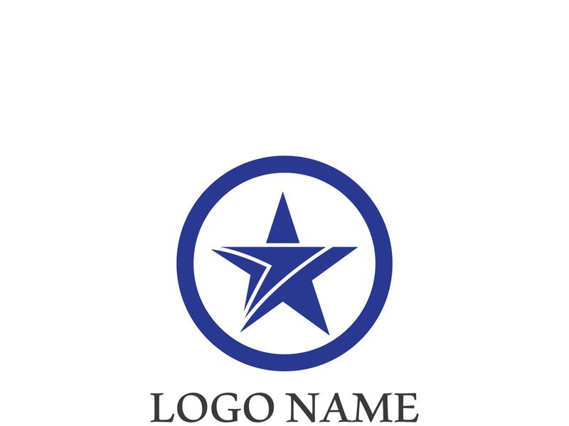Star icon template vector illustration design