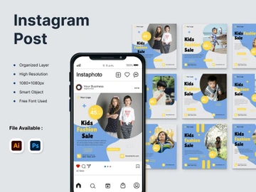 General Fashion Instagram Post Templates preview picture