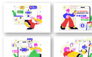 10 AI Personal Assistant App Illustration