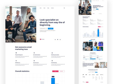 3 In One 1 Landing Page UI KIT preview picture